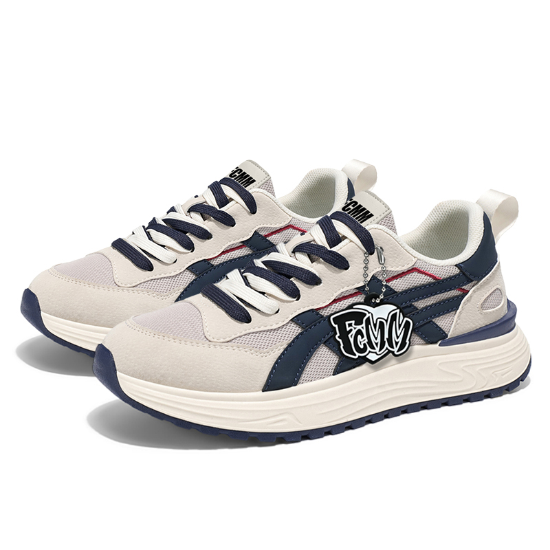 

Дышащие низкие повседневные туфли для увеличения роста для мужчин FCMM, Gray Blue