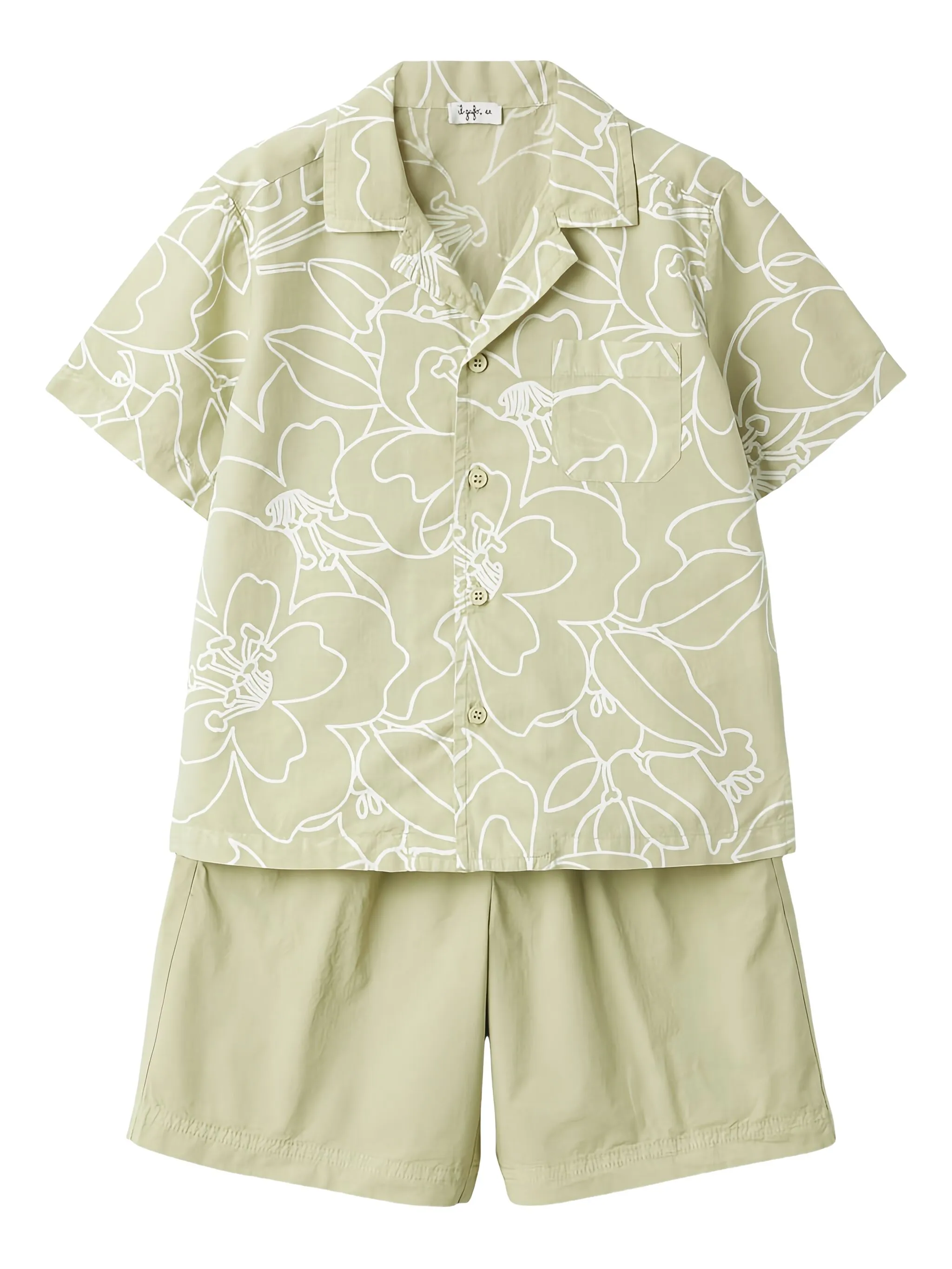 

Спортивный костюм с цветочным принтом Il Gufo, зеленый