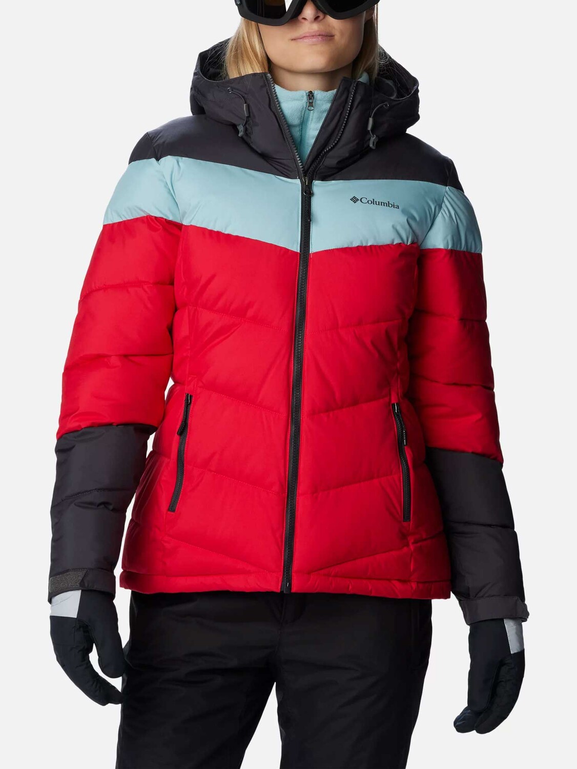 

Лыжная куртка Columbia Abbott Peak Insulated, красный