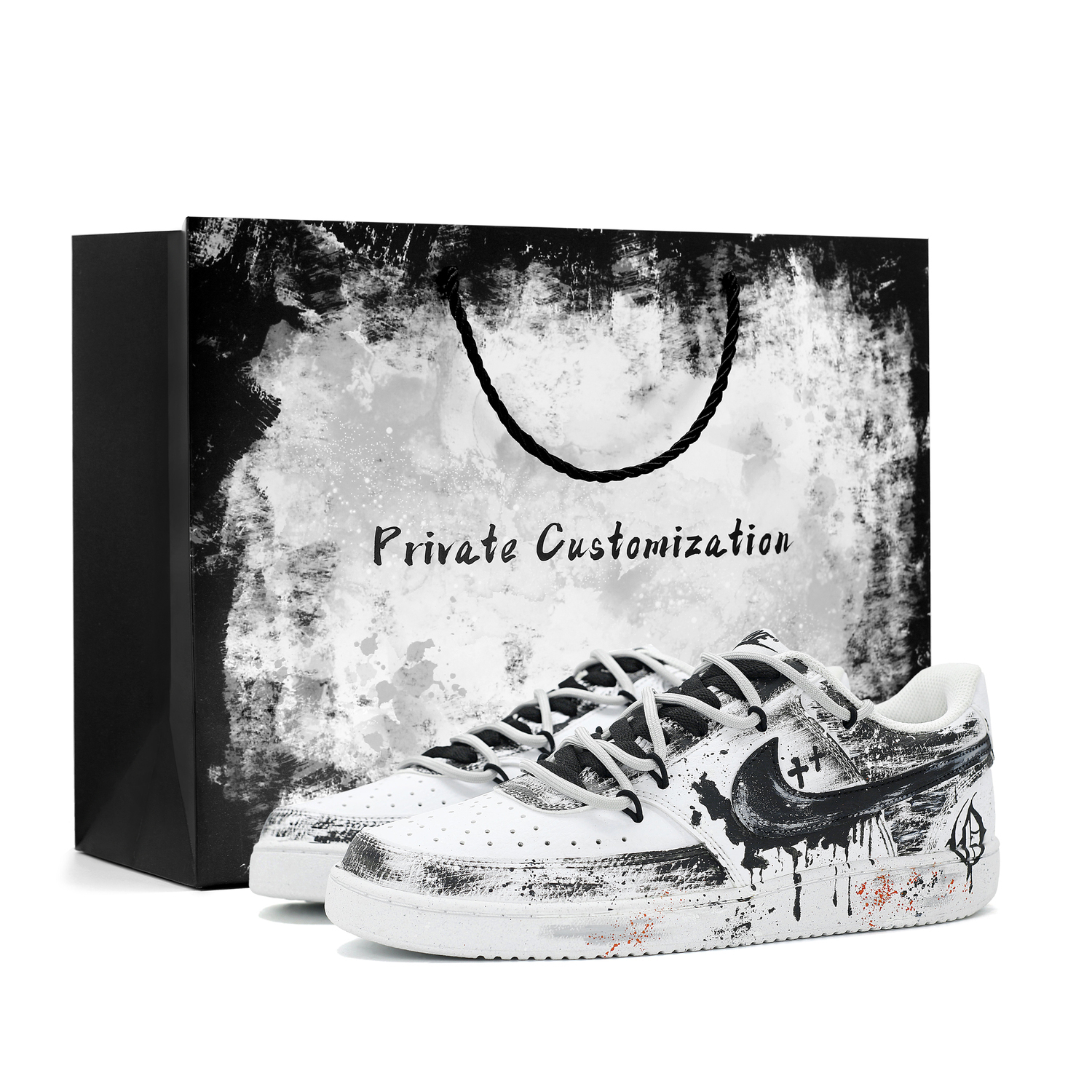 

Nike Кроссовки для скейтбординга Court Vision 1 Dark & Endless Cushioning Low top, унисекс, черный