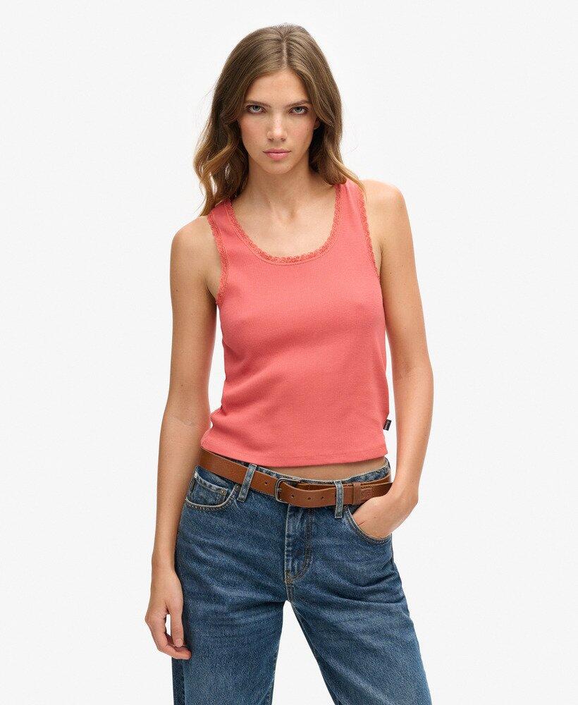 

SUPERDRY Винтажный кружевной топ из органического хлопка