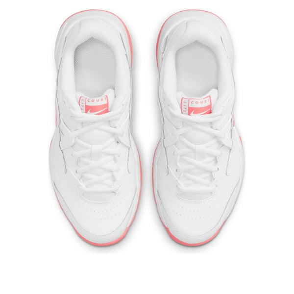 Кроссовки court jr. lite 2 low-top tennis shoes pink/white Nike, белый — фото 4
