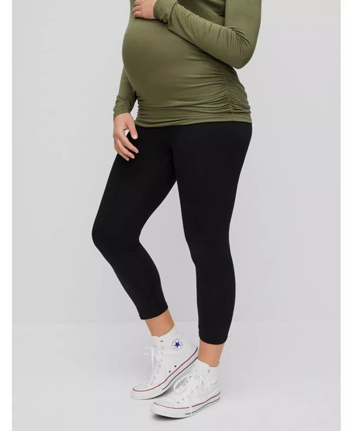 

Женские леггинсы Basic Secret Fit Belly для беременных - Материнство для беременных Motherhood Maternity, черный