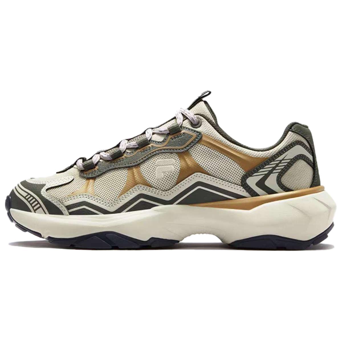 FILA FUSION GRAVEL Stratum Shoes, износостойкие низкие повседневные туфли, мужские, зелено-коричневые