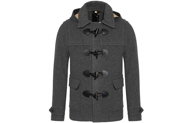 

Пальто мужское серое Burberry, серый