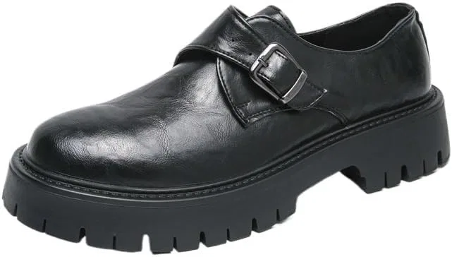 Мокасины мужские из искусственной кожи, Oxford, Black UOPYNE