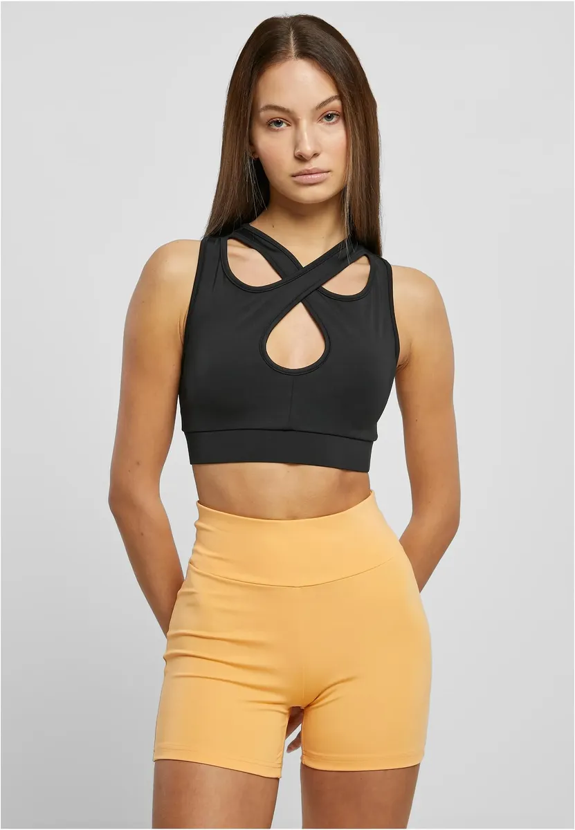 

Спортивный бюстгальтер URBAN CLASSICS " Urban Classics Ladies Crossed Sports Bra", черный