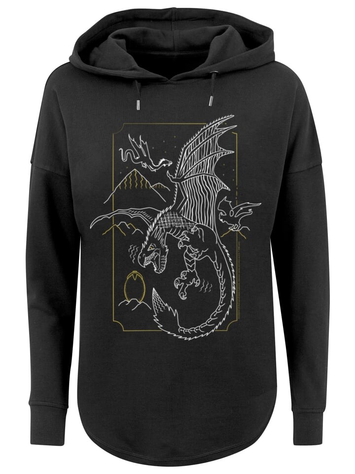 

Пуловер F4NT4STIC Oversized Harry Potter Dragon Line Art, черный