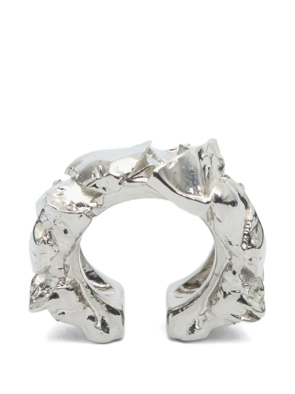 

Скульптурная серьга-кафф MM6 Maison Margiela, серебряный