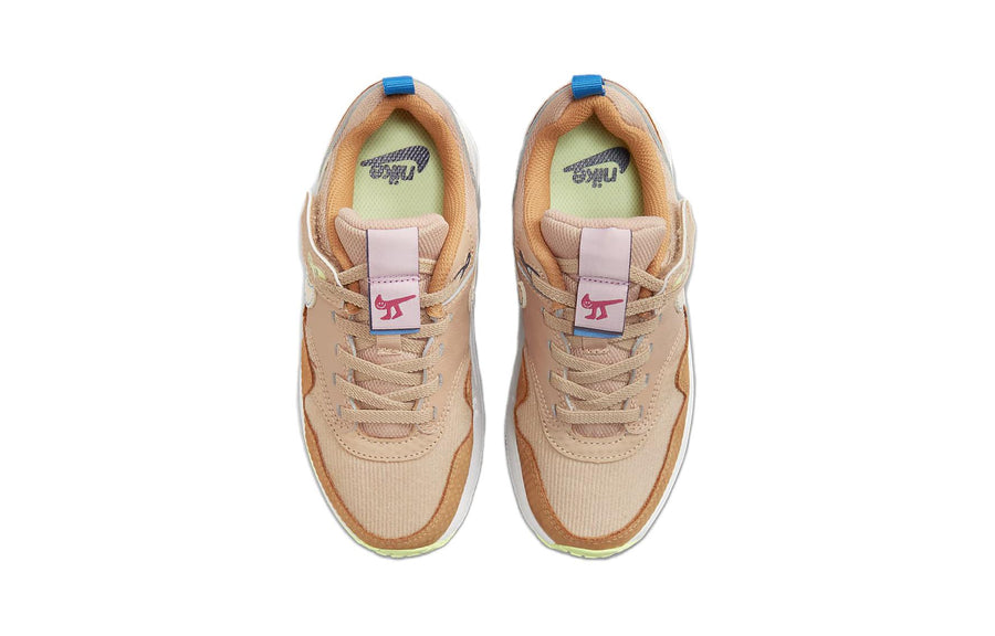 Кроссовки (PS) Nike Air Max 1 SE EasyOn 'Hemp', желто-коричневый — фото 4