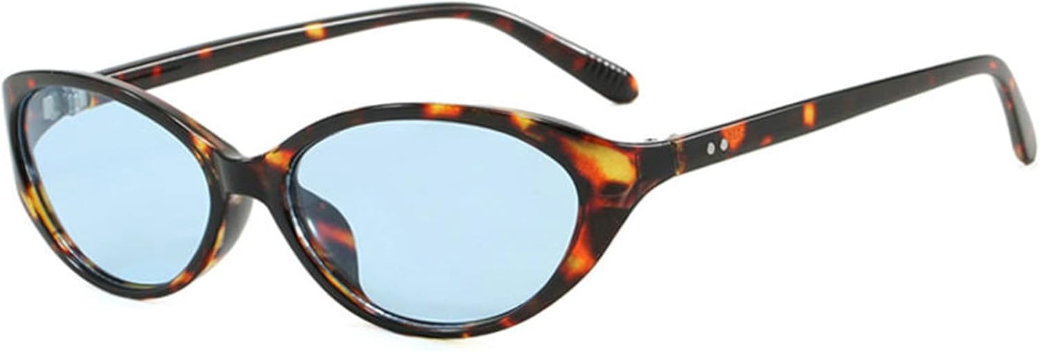 

Солнцезащитные очки Helena в маленькой оправе овальной формы для женщин, роскошные винтажные солнцезащитные очки «кошачий глаз» в стиле 90-х, модные очки с защитой от ультрафиолета UV400, C4