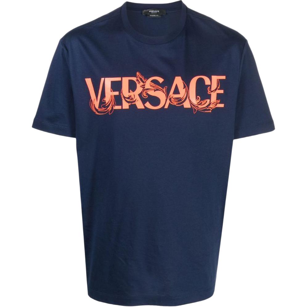 

Футболка FANSIZHE SS23 мужская синяя VERSACE