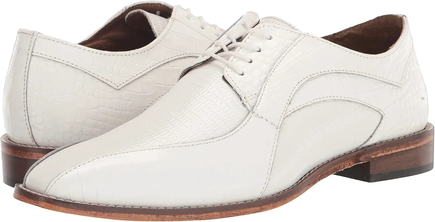 Мужские ботинки Stacy Adams Turano Bike Toe Oxford, белый