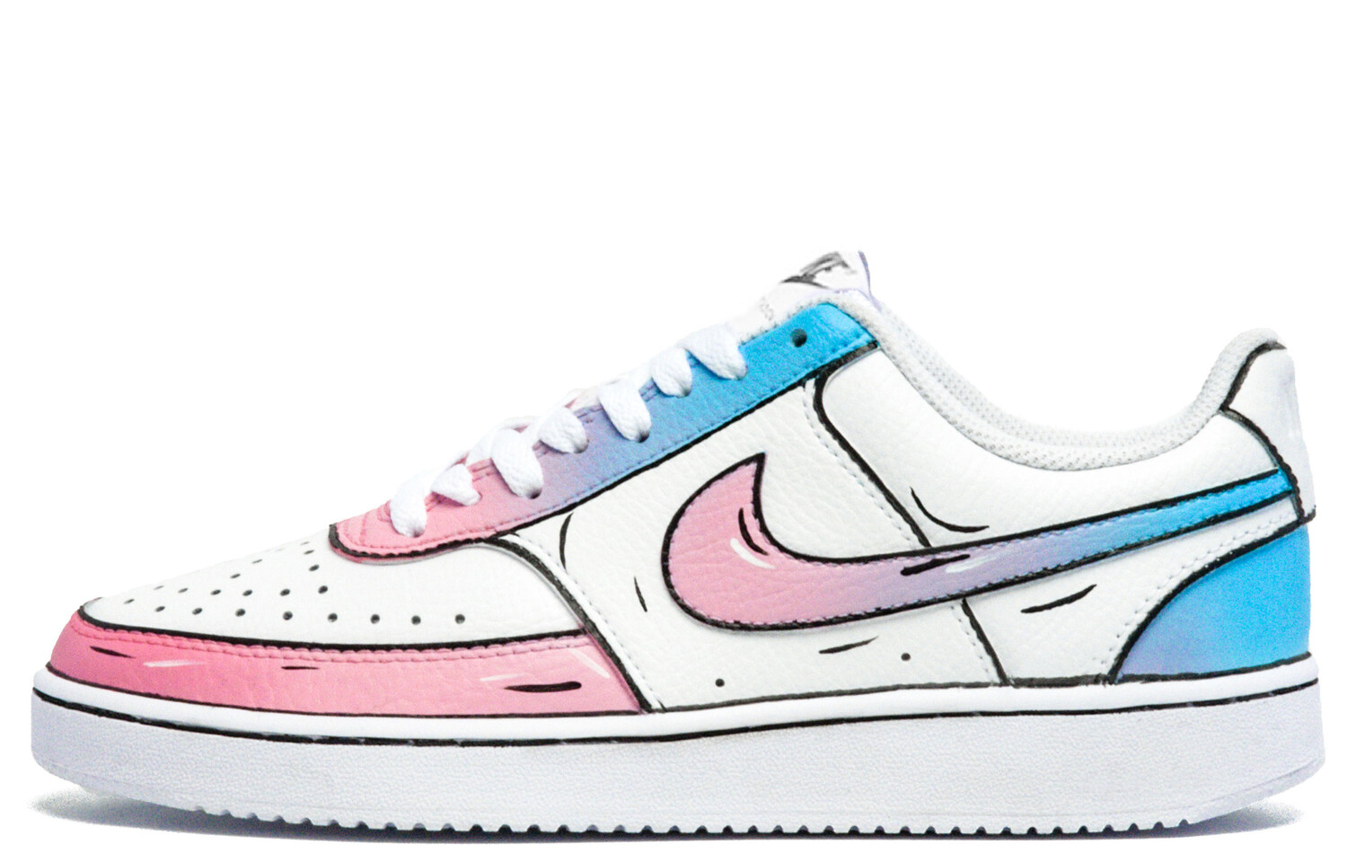 

Кроссовки Nike Skateboard Shoes Men Low-Top White Pink, Розовый, Кроссовки Nike Skateboard Shoes Men Low-Top White Pink