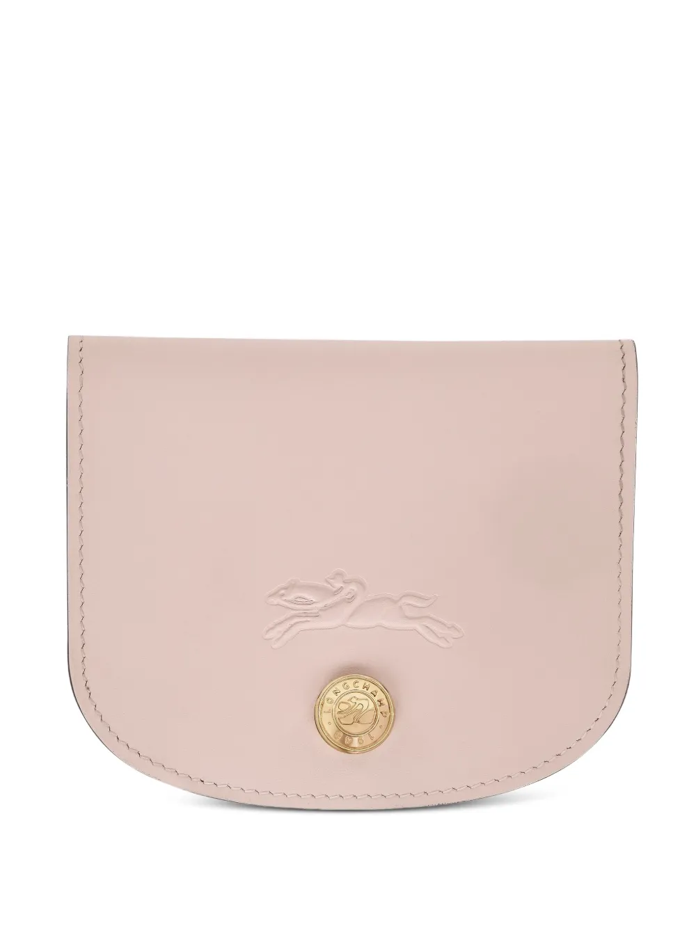 

Кардхолдер с тисненым логотипом Longchamp, розовый