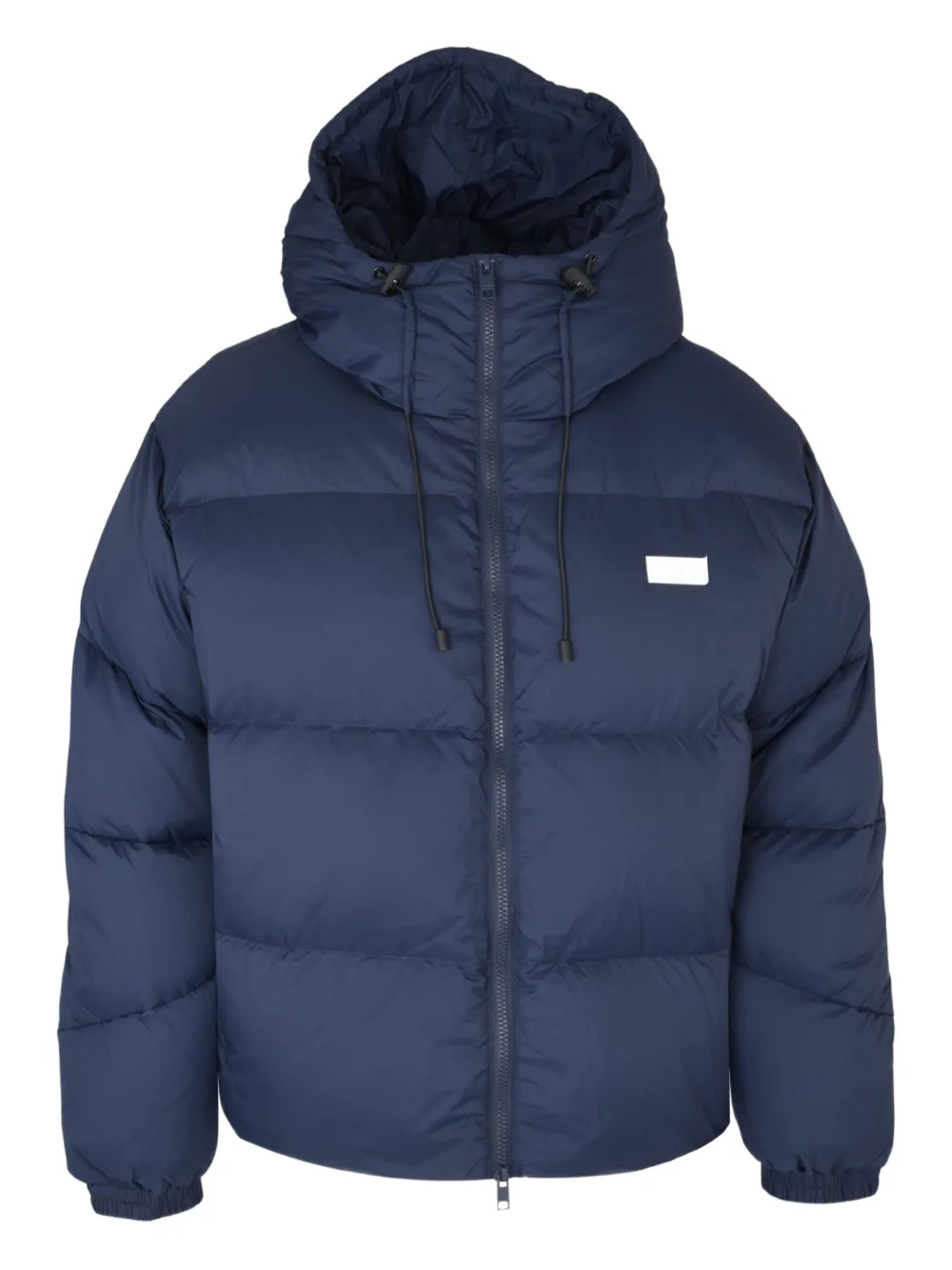 

Пуховик с капюшоном Msgm, синий