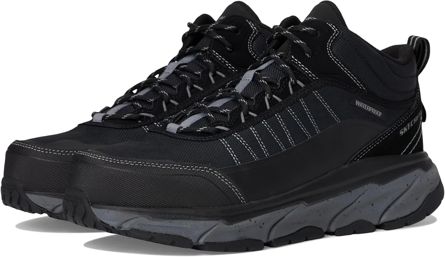 Кроссовки Skechers D'lux Journey Men's Sr-Terrain-Guard Comp Toe Trainers, черный