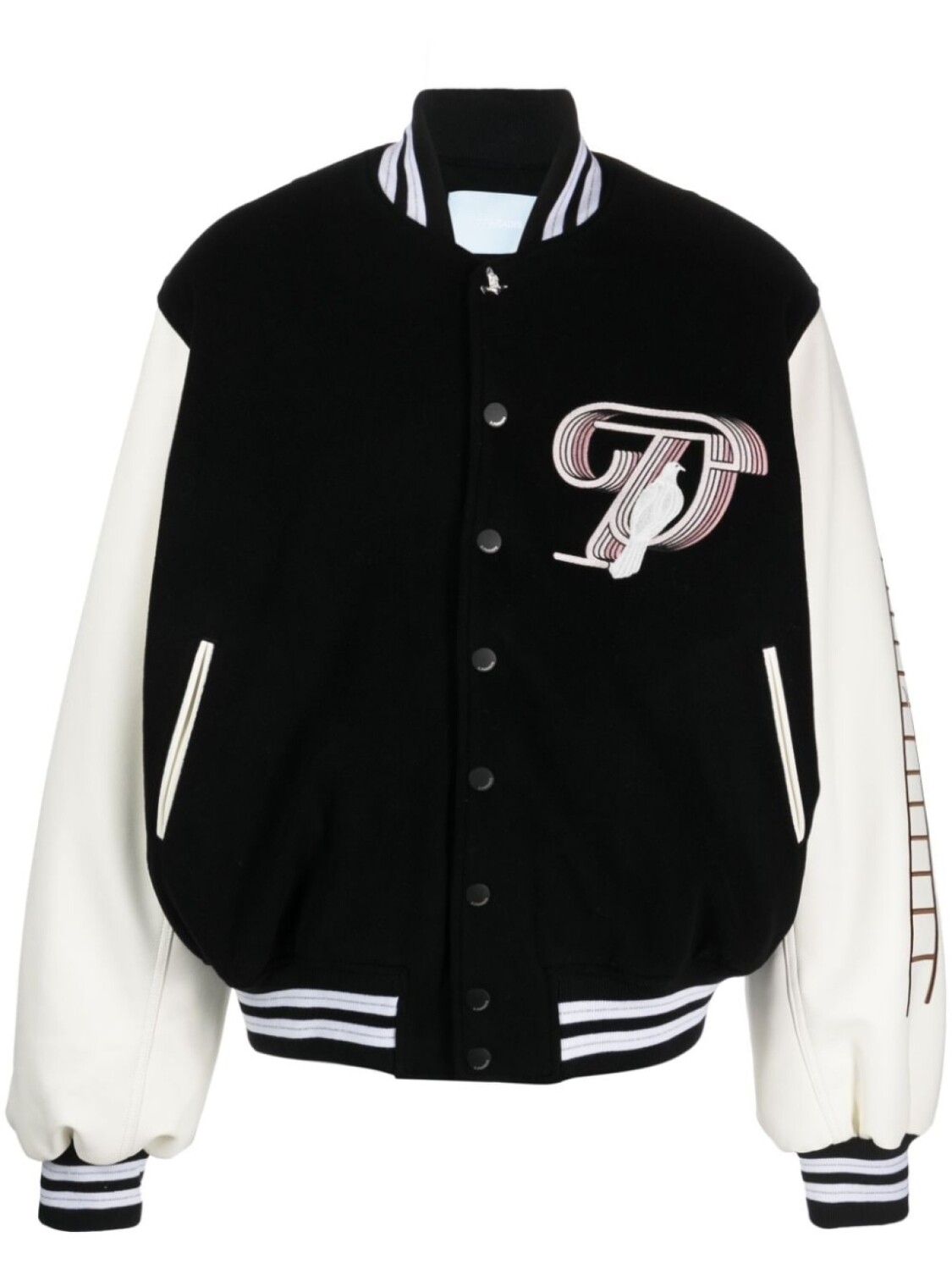 

3Paradis бомбер Letterman, черный