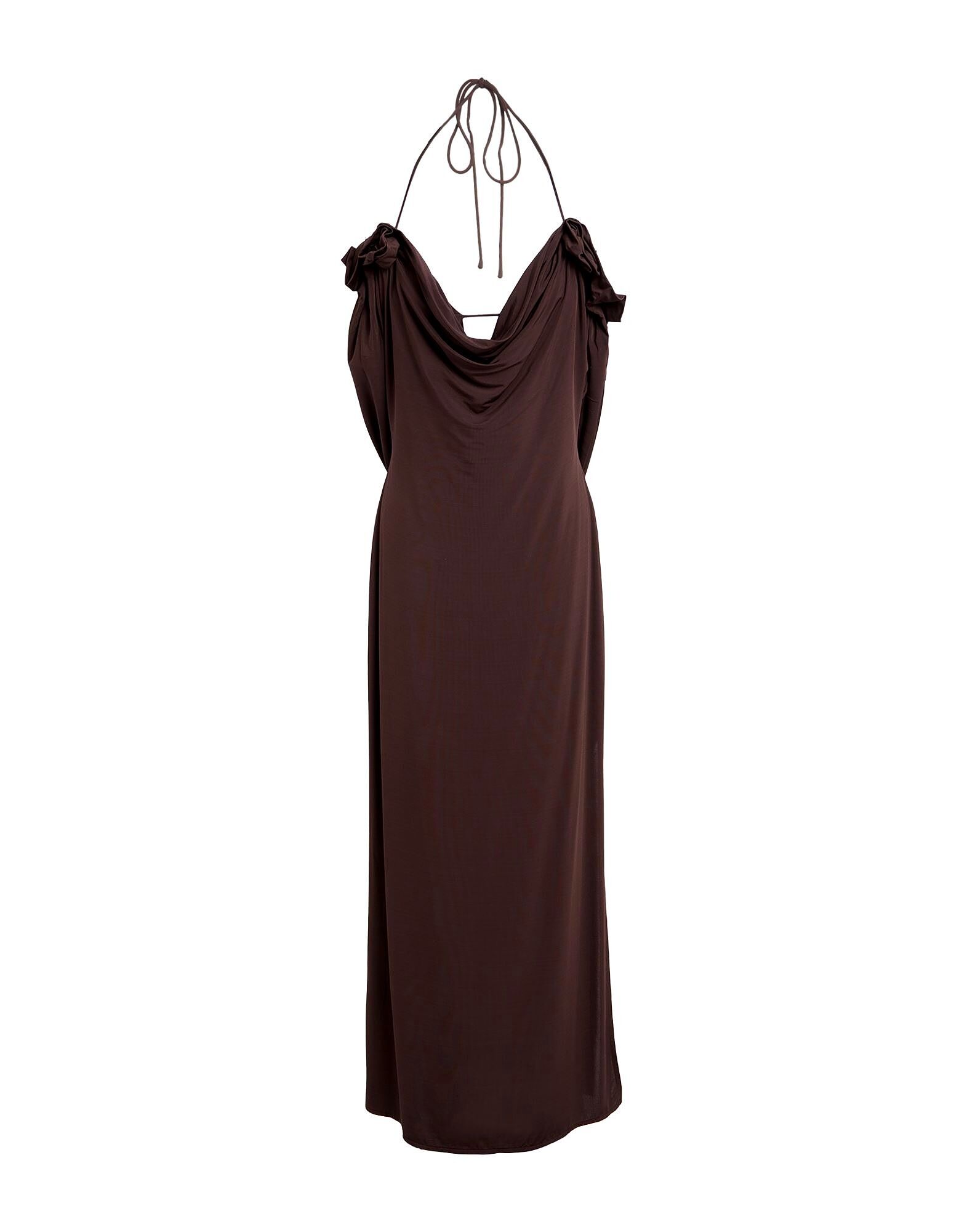

Платье миди Magda Butrym, темно-коричневый