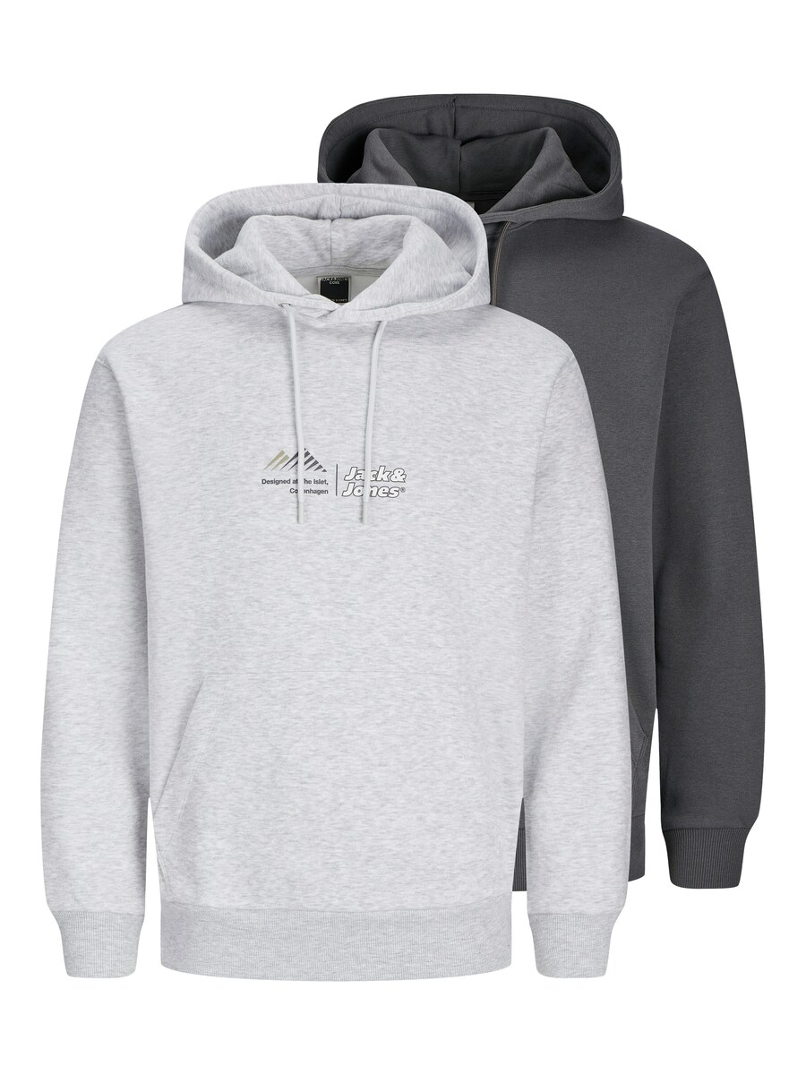 

Толстовка с капюшоном JACK & JONES Sweatshirt JCOLIMA, цвет light grey/dark grey
