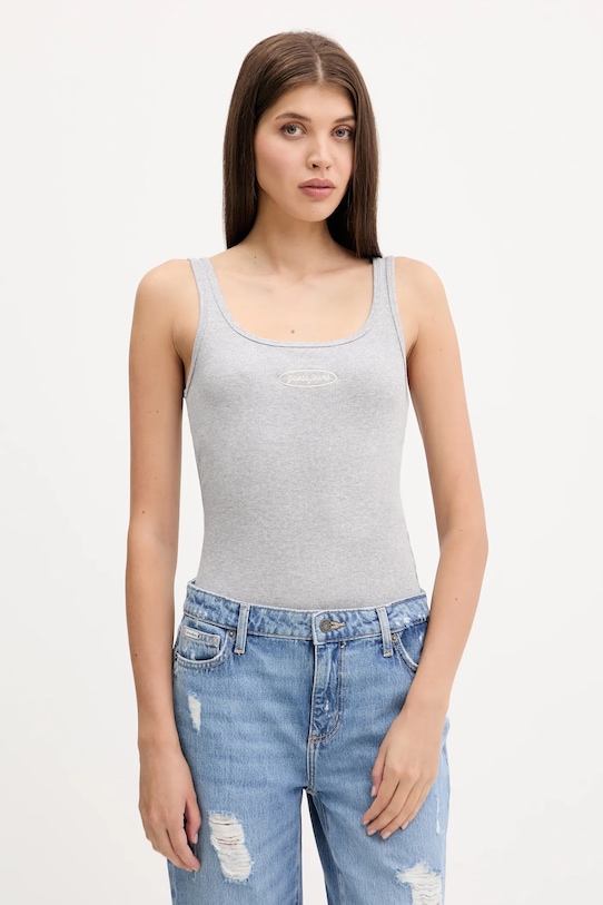

Топ Guess Jeans, серый