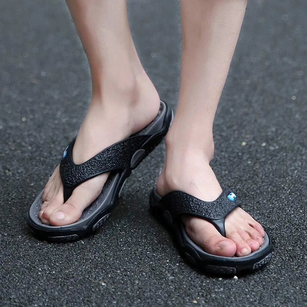 Тапочки с открытыми пальцами, модные для летнего массажа на пляже, домашние сандалии, мужские сандалии с открытым носком Generisch, серый — фото 4