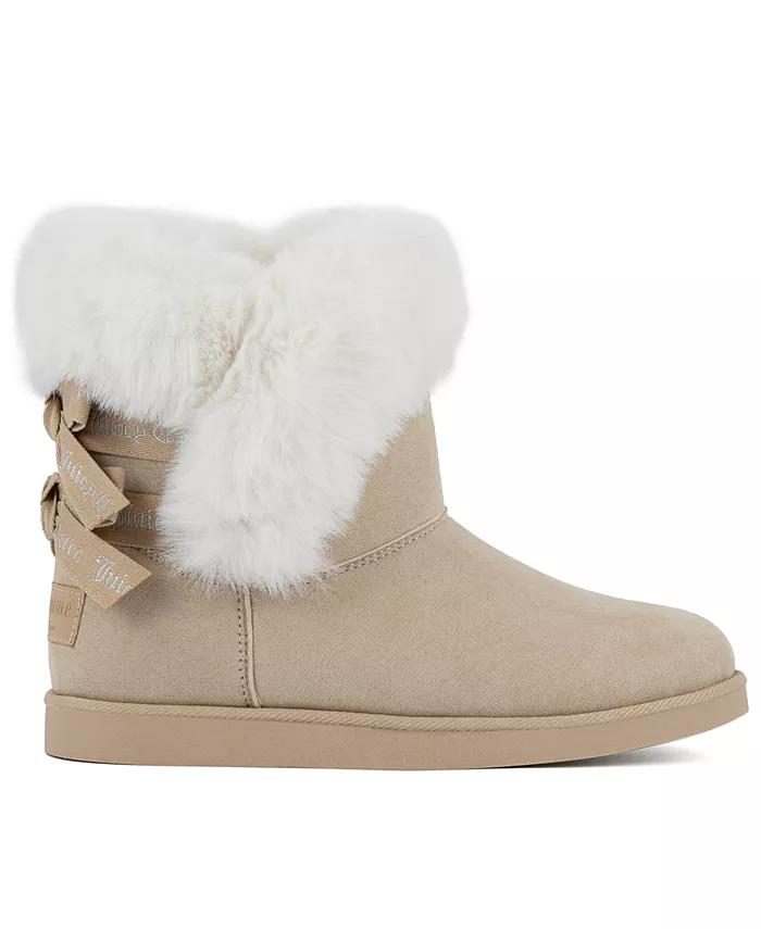 Женские уютные зимние ботильоны King Cozy Juicy Couture, загар/бежевый — фото 2
