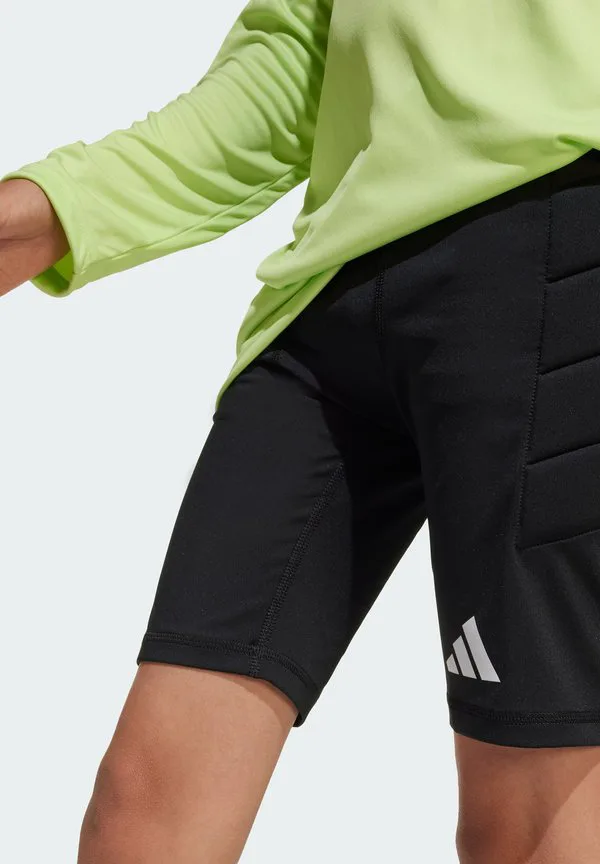 Детские спортивные брюки-футболки 3/4 с подкладкой squadra 25 для вратарей Adidas Performance, Black White — фото 3