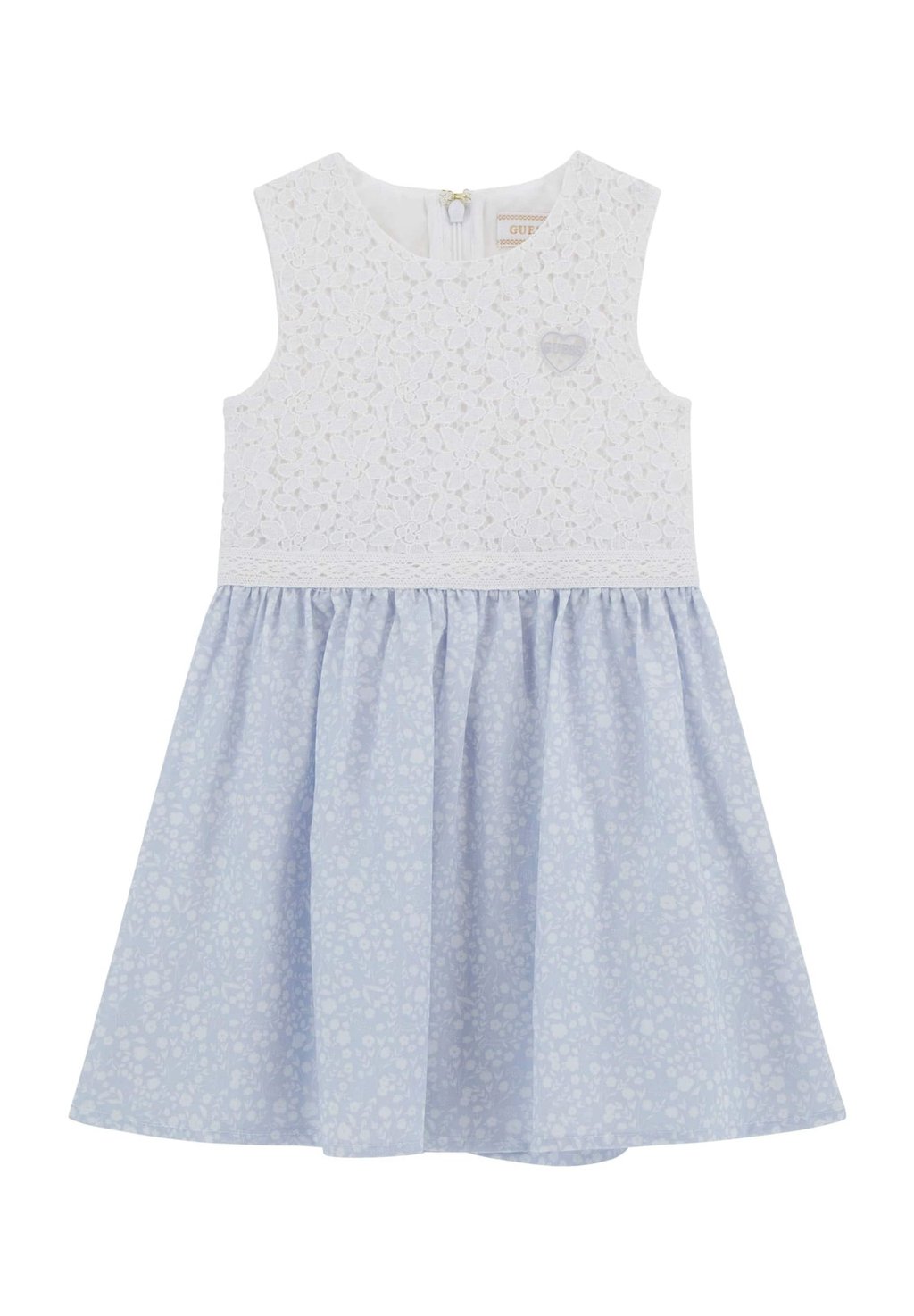

Повседневное платье KURZES FIT AND FLARE Guess, белый