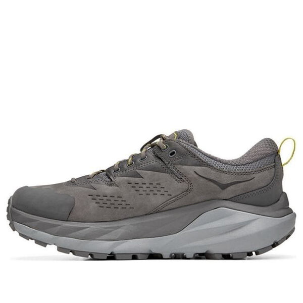 

Кроссовки kaha low gtx 'charcoal grey green sheen' Hoka One One, серый