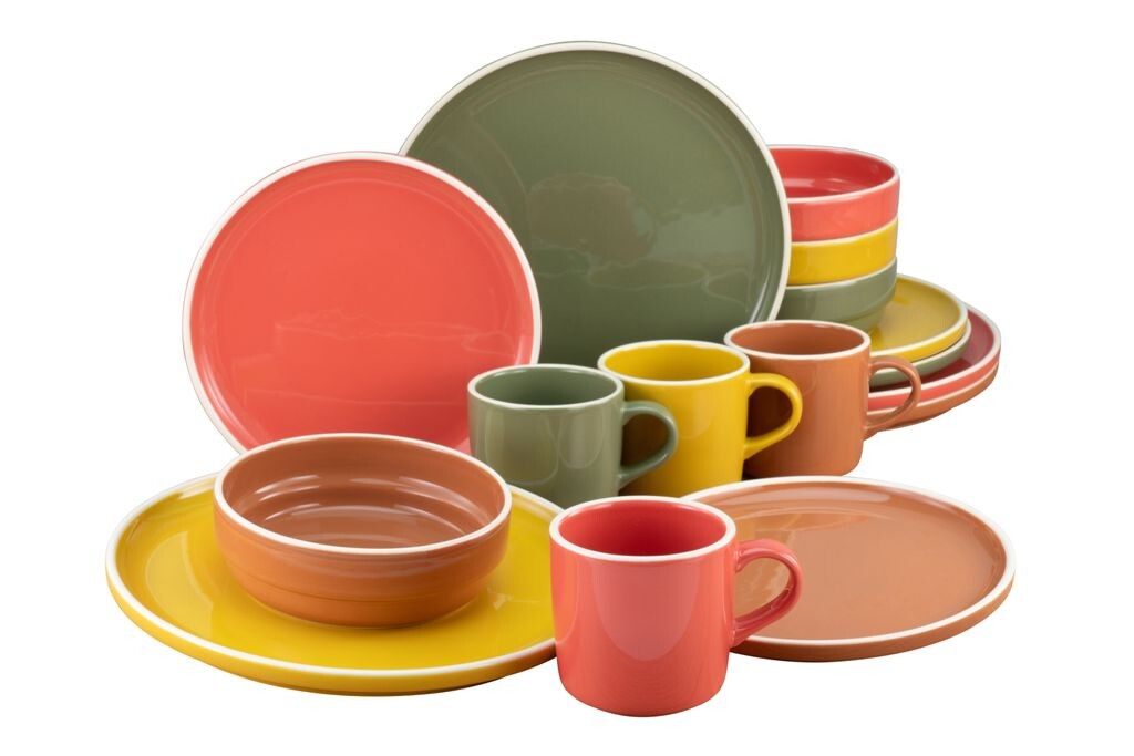 

CreaTable, 22899, Стек Бабье лето, комбинированный сервиз, 16 предметов, керамика, мультиколор
