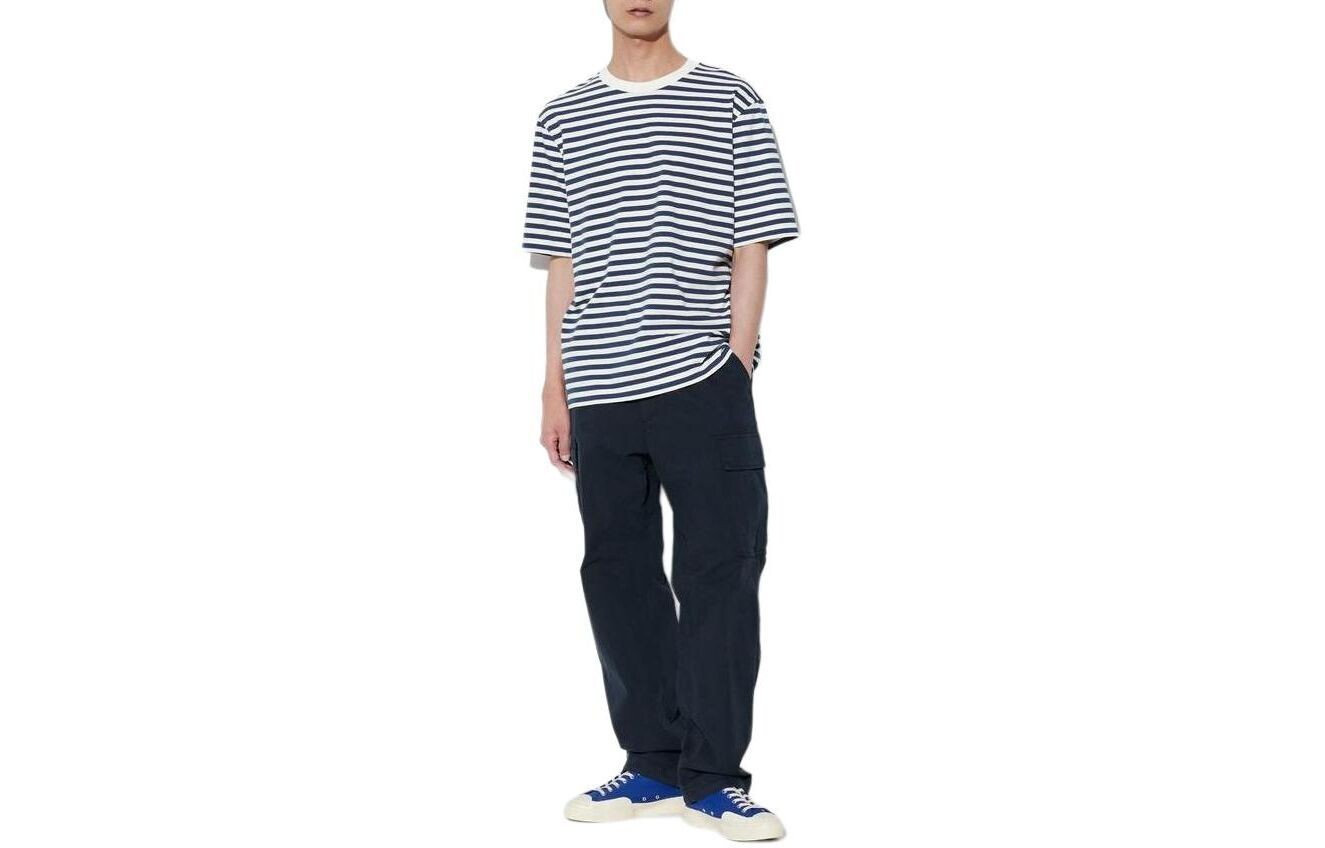 

Футболка унисекс темно-синяя 69 Uniqlo, темно-синий