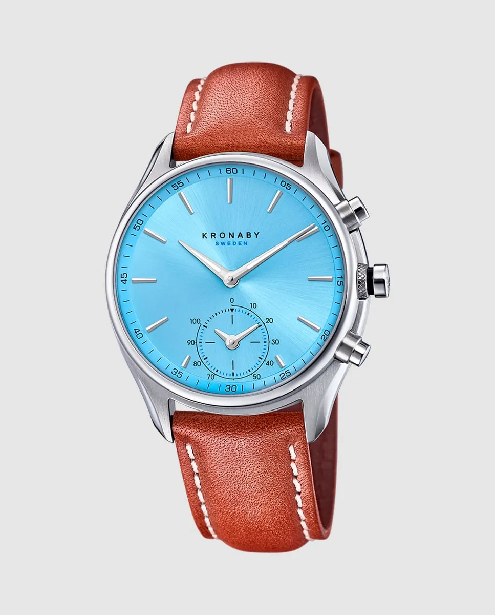 

S3781/3 Мужские часы Sekel из коричневой кожи Kronaby, коричневый