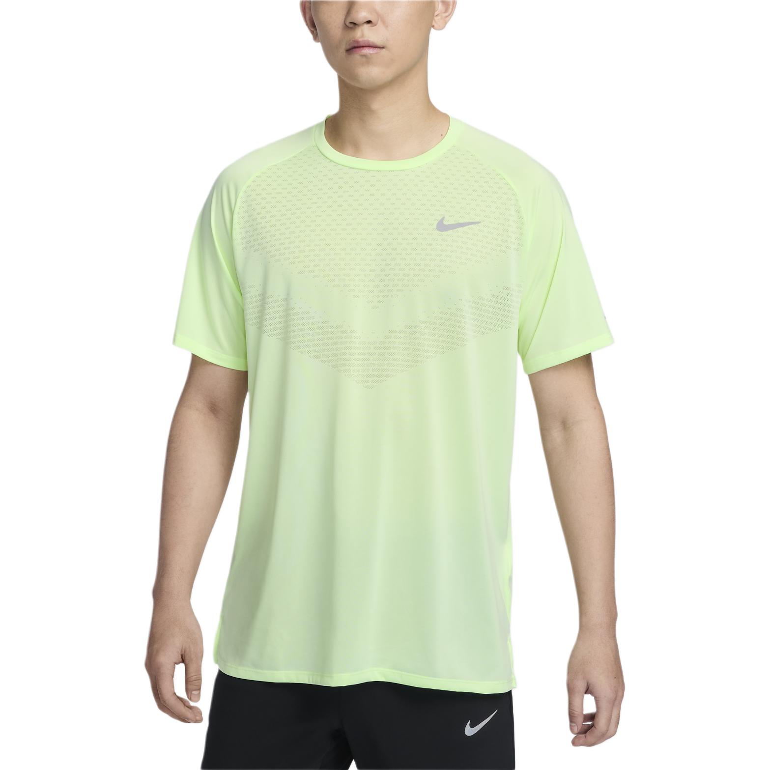 

Nike Футболка Dri FIT ADV мужская ультралегкая neon yellow/reflection silver