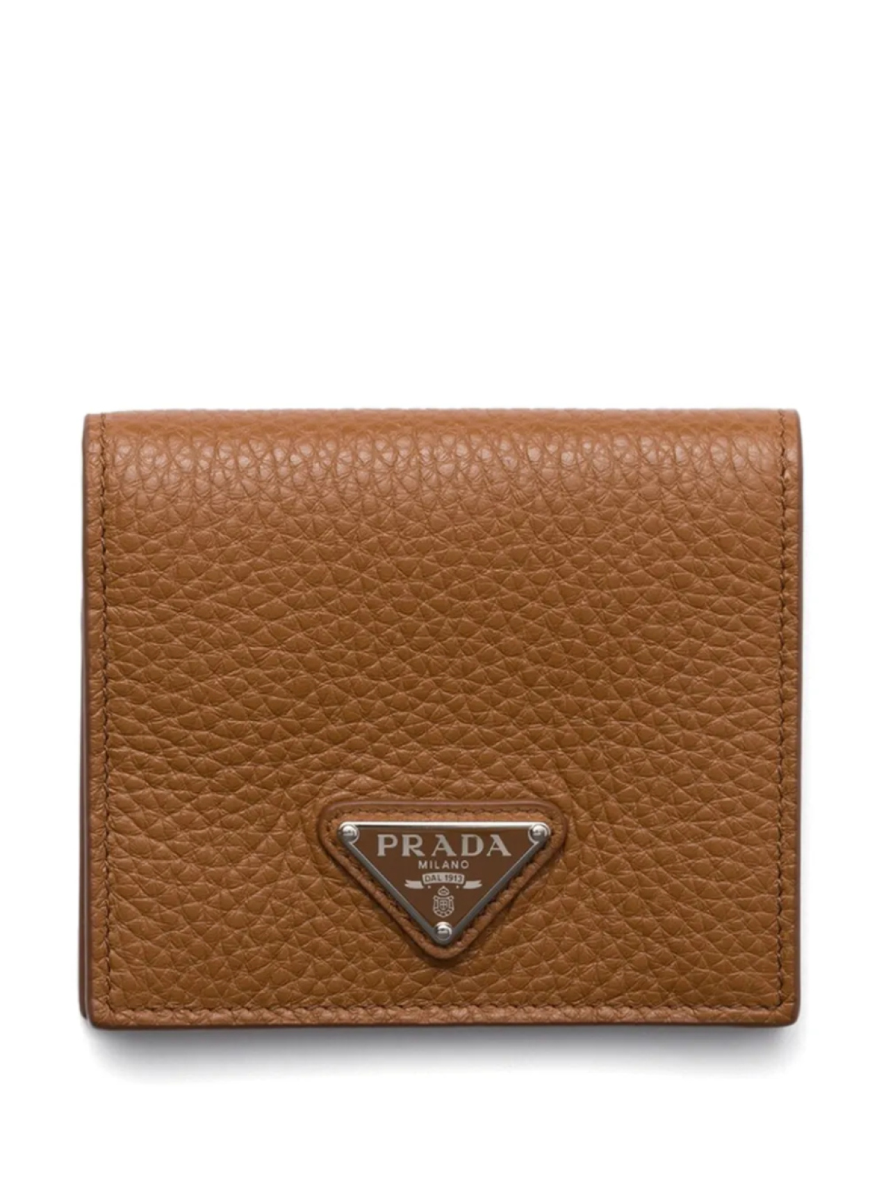 

Prada фактурный кошелек, коричневый