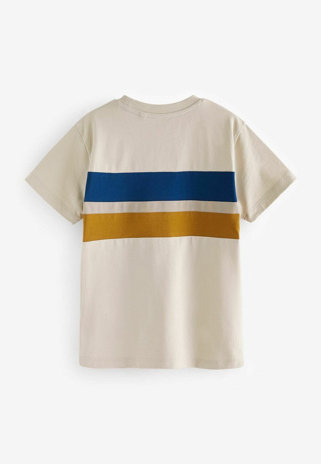 

Футболка с принтом Colourblock Short Sleeve Next, темно-бежевый цвет экрю
