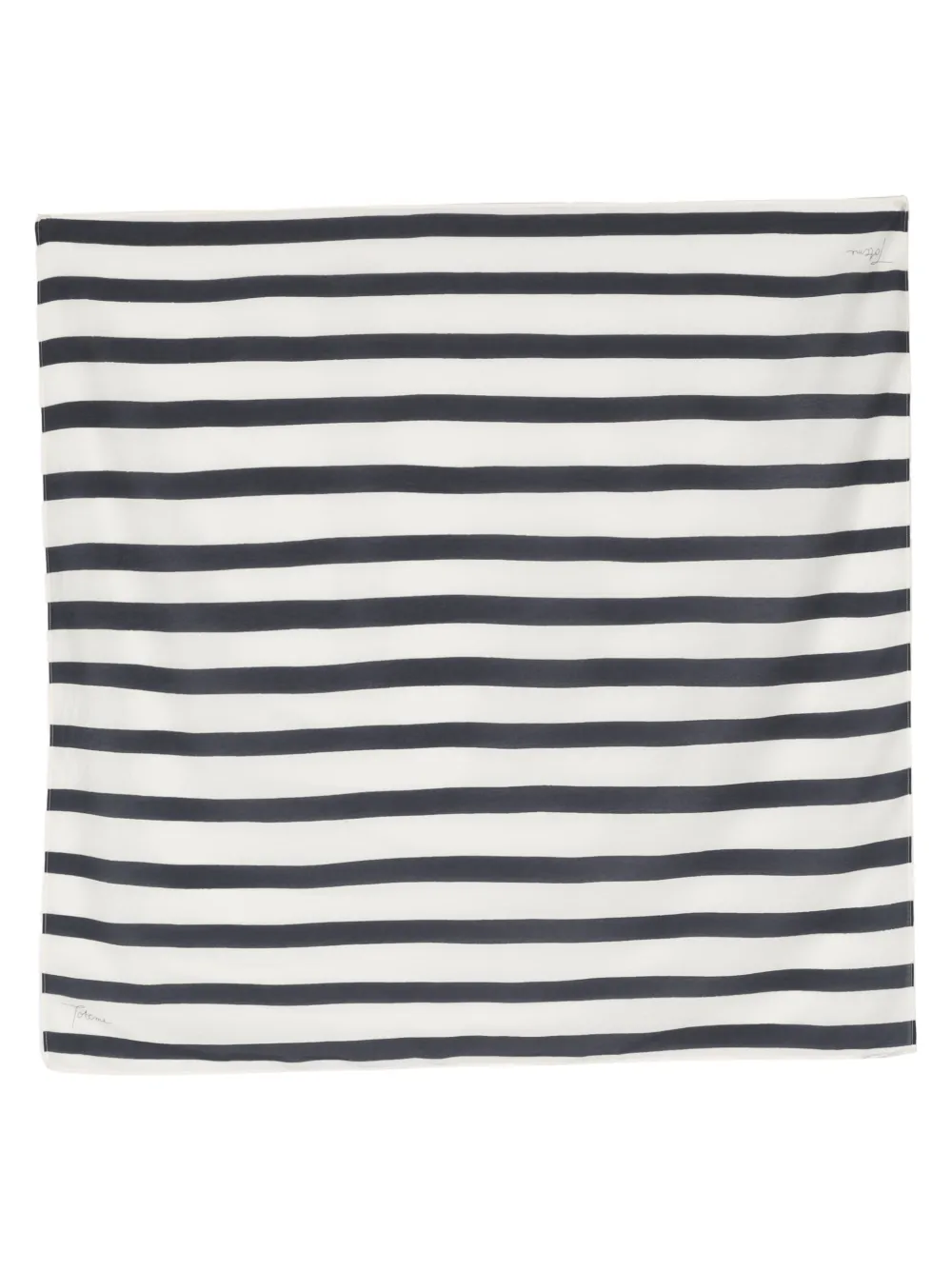 

Шарф в полоску с логотипом Toteme, синий