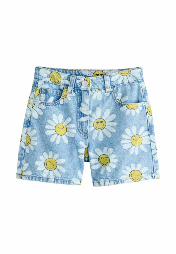 Джинсовые шорты smileyworld daisy стандартного кроя Next, Mid Blue