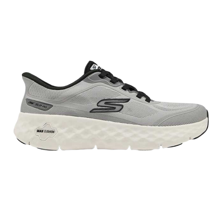 GO WALK Cushioning Breathable Rebound Low top Walking Shoes для мужчин Skechers, серый/черный/gybk — фото 3