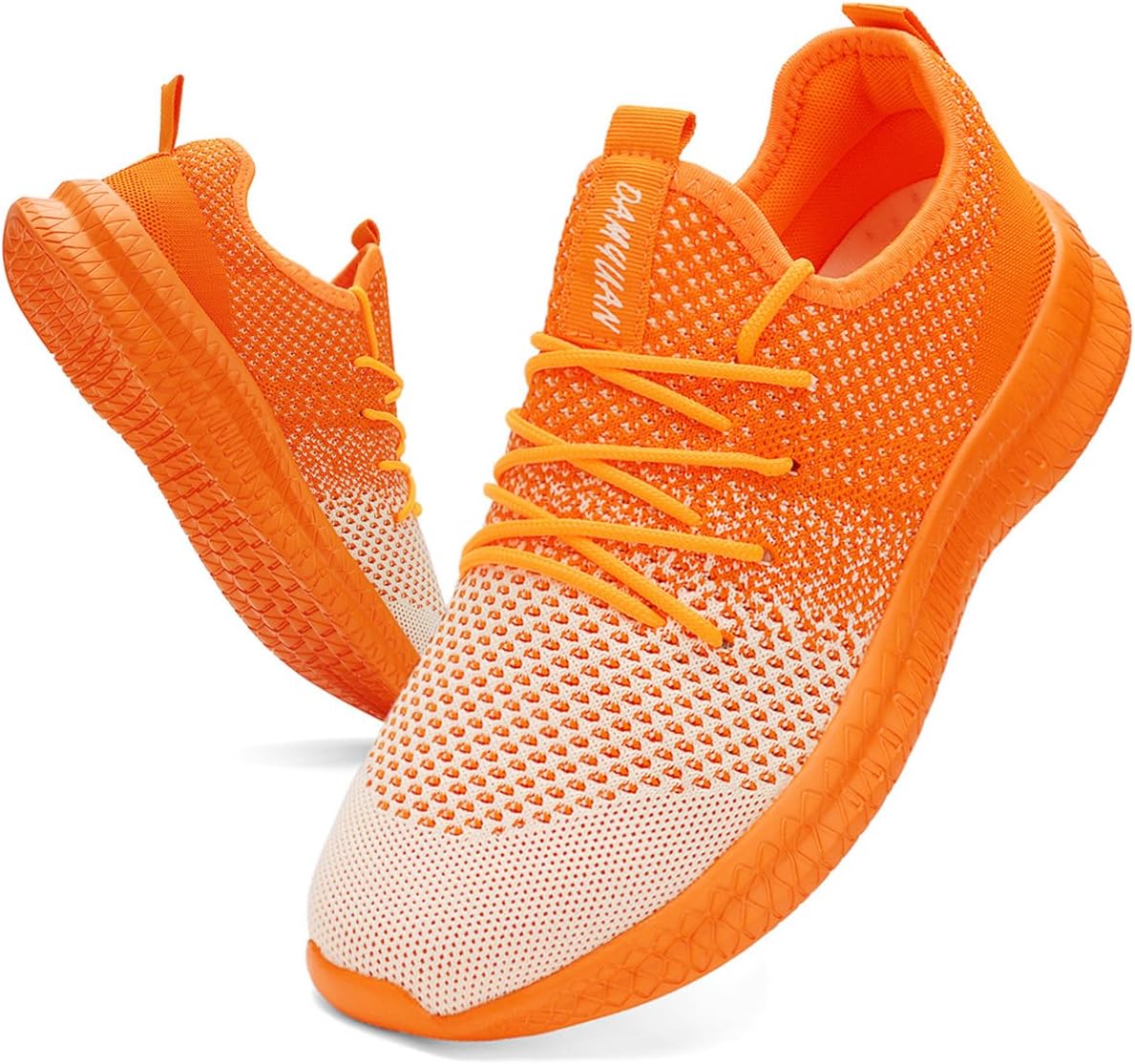 

Мужские кроссовки для бега Нескользящие слипоны для тенниса Легкие спортивные с амортизацией Комфортные для ходьбы, занятий в зале, фитнеса и ежедневных тренировок, спорта и отдыха Dlwkipv, оранжевый