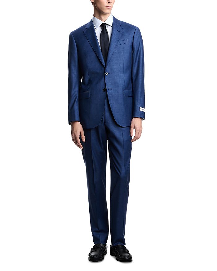 

Костюм Regular Fit Melange Emporio Armani, синий