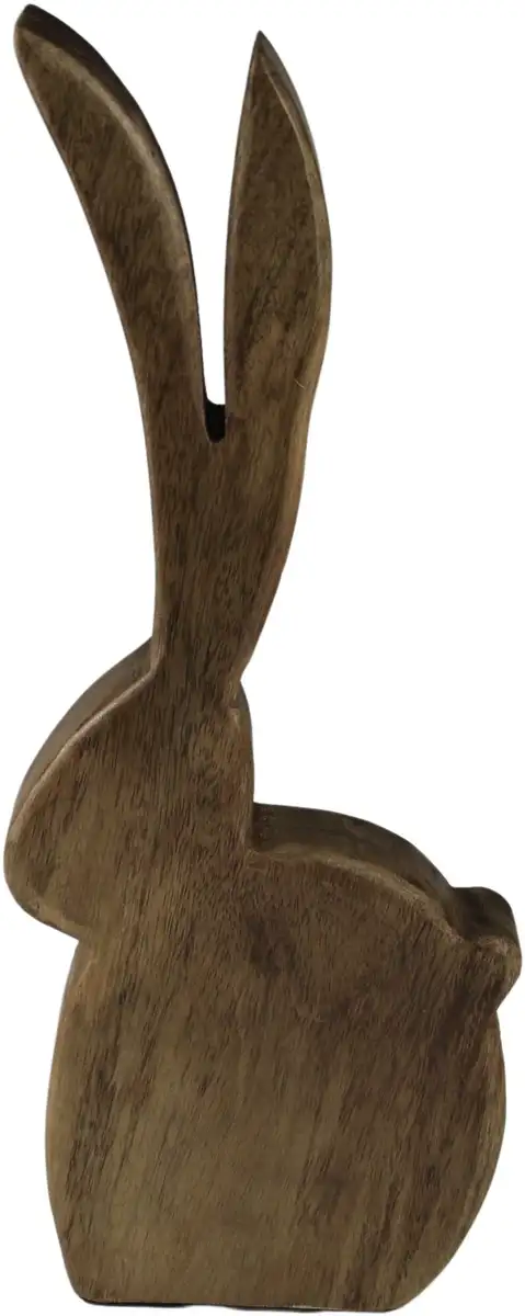 

AM Design Пасхальный кролик "Пасхальная фигурка из дерева, Пасхальное украшение", декоративная фигурка, Пасха, весеннее украшение 5х38х16 см, коричневый