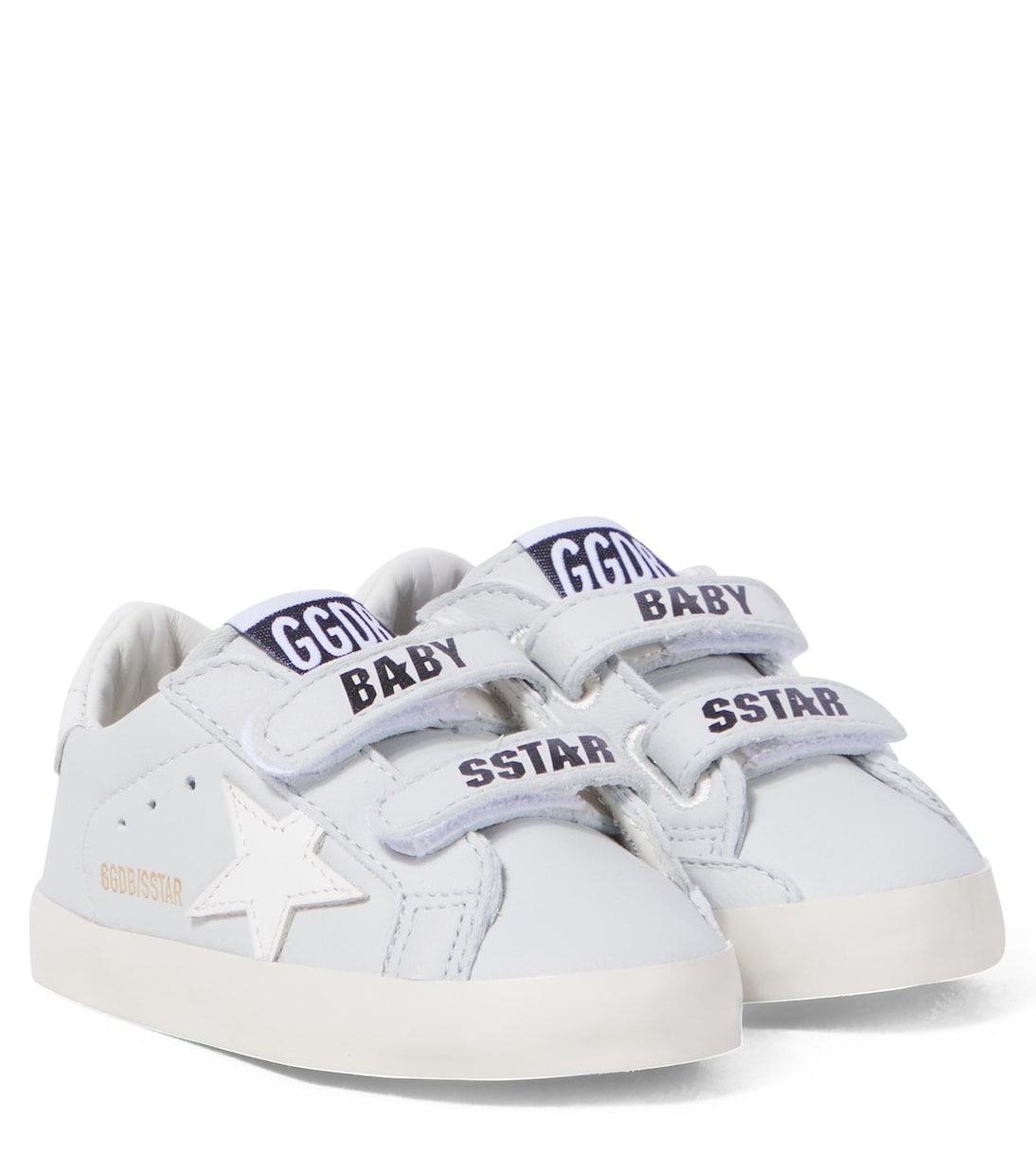 

Кожаные кроссовки Baby School Golden Goose Kids, Gray Morn/White