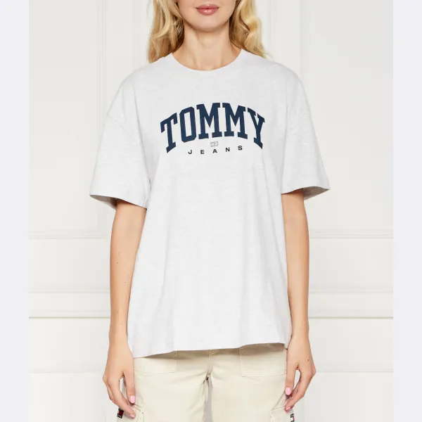 

Футболка оверсайз Varsity 1 Tommy Hilfiger, серый