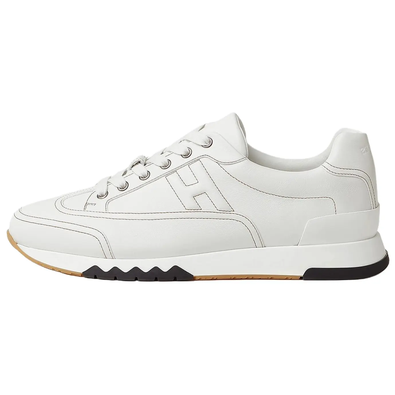 

HERMES Кроссовки Trail Low Top Casual, мужские, белые