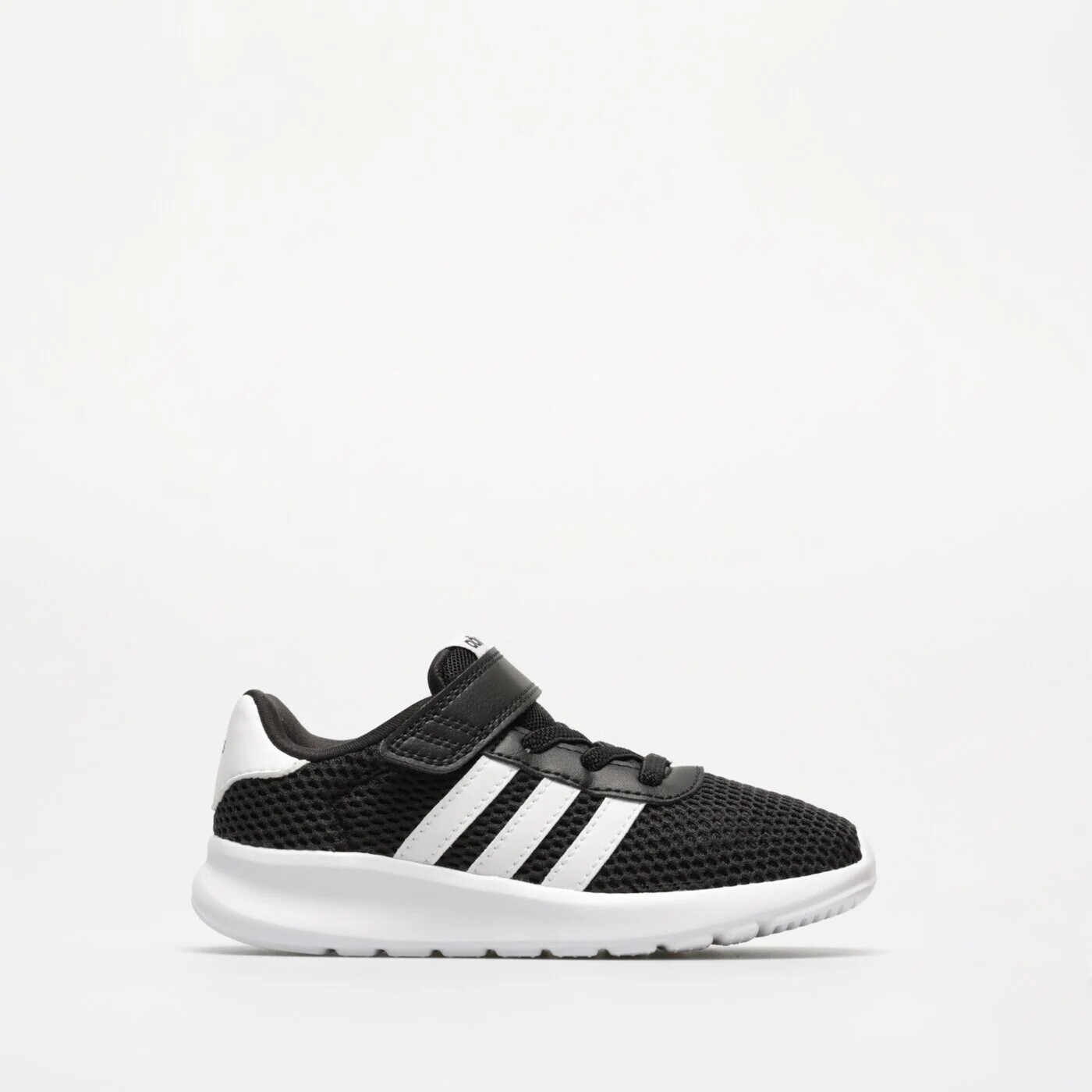 

Кроссовки детские Adidas Lite Racer 3.0 на шнурках, черный / белый