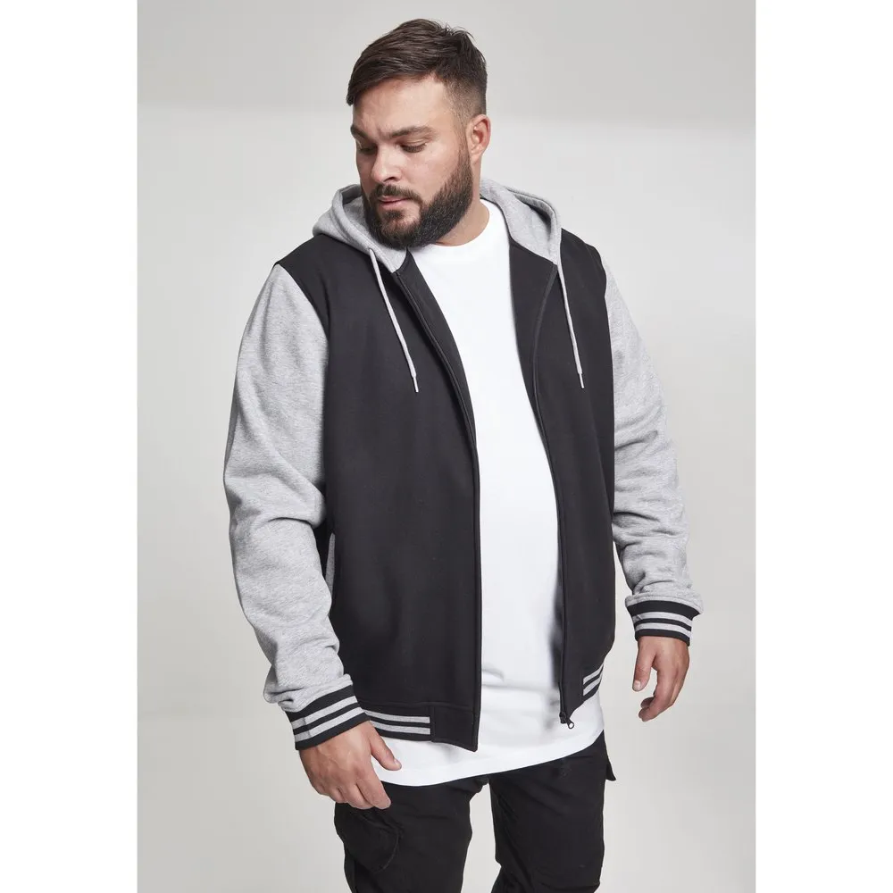 

Толстовка Urban Classics 2-Tone Zip Gt, черный