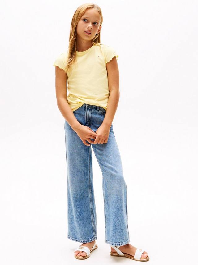 

Детская футболка с коротким рукавом и рюшами Tommy Hilfiger, Citronella