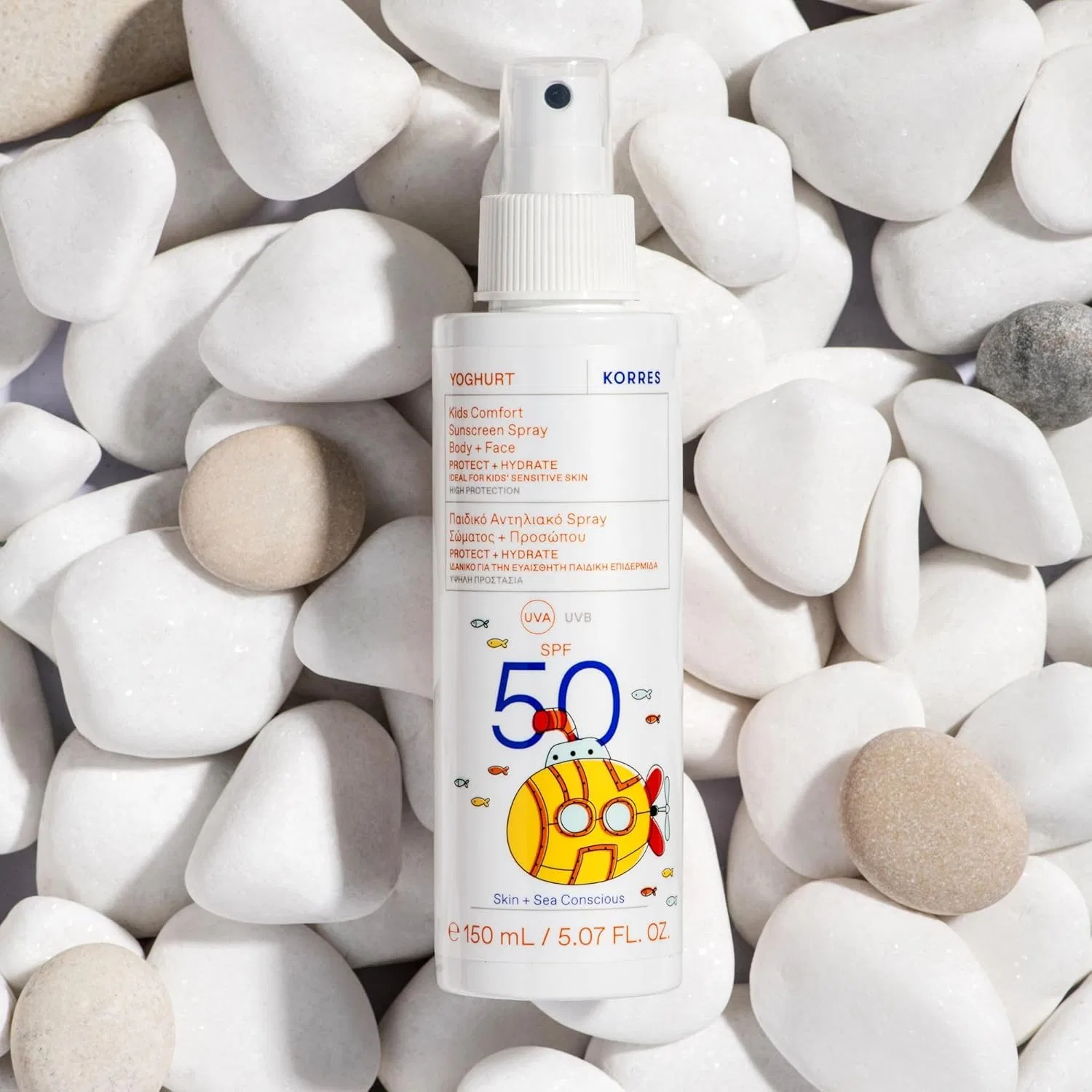 Детский солнцезащитный спрей для лица и тела «YOGHURT Comfort Sun Protection Spray» SPF50 от KORRES Korres — фото 4