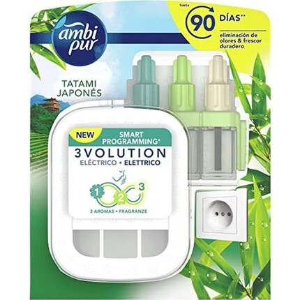 

Ambipur Deo AMB.3volution Base с зарядным кабелем, 21 мл, Japan Essence Ambi Pur